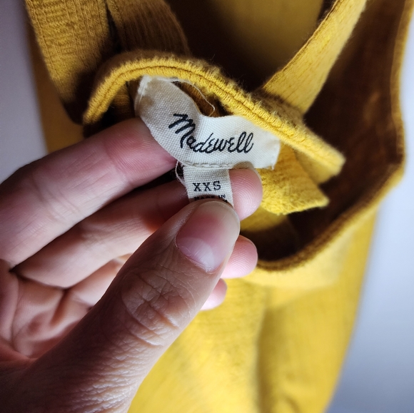 Madewell Apron Cross-Back Tank Top size xxs - Picture 5 of 6